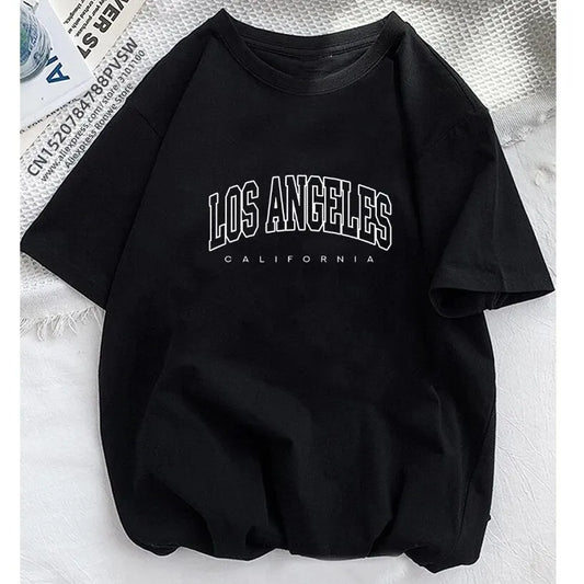 Women Brooklyn Letter Print T Shirt Girl Graphic Harajuku
