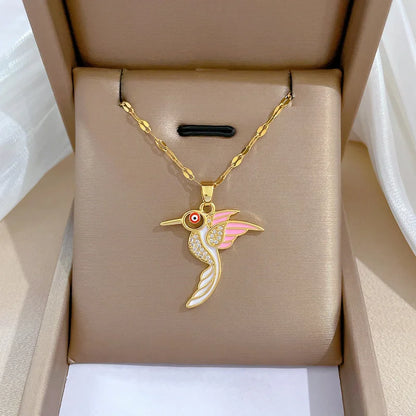 316L Stainless Steel Sun Pendant Necklace For Women