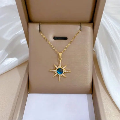 Exquisite Micro Inlaid Zircon Butterfly Tassel Necklace