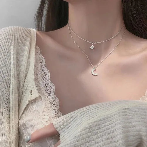2025 New Women's Pearl Necklace Kpop Gold Color