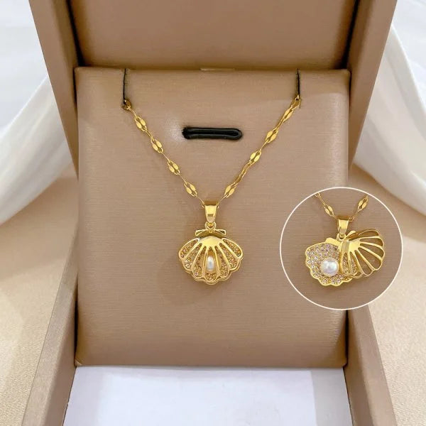 316L Stainless Steel Sun Pendant Necklace For Women