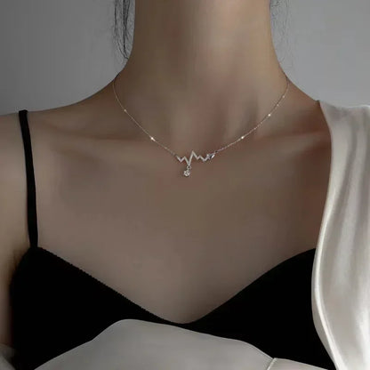 2025 New Women's Pearl Necklace Kpop Gold Color
