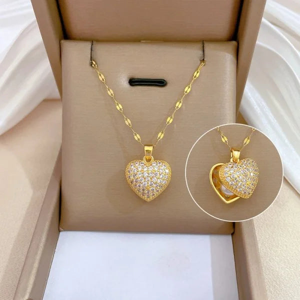316L Stainless Steel Sun Pendant Necklace For Women
