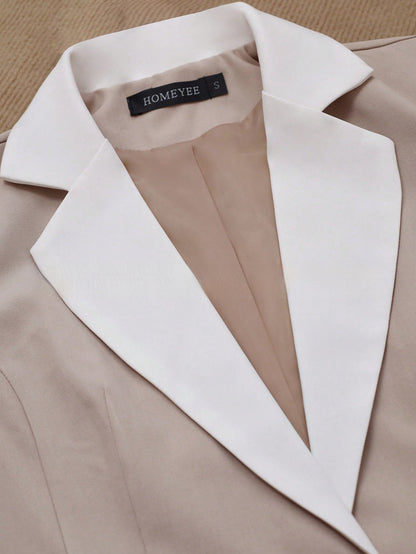 Premium Two-Tone Button Stylish Formal Blazer